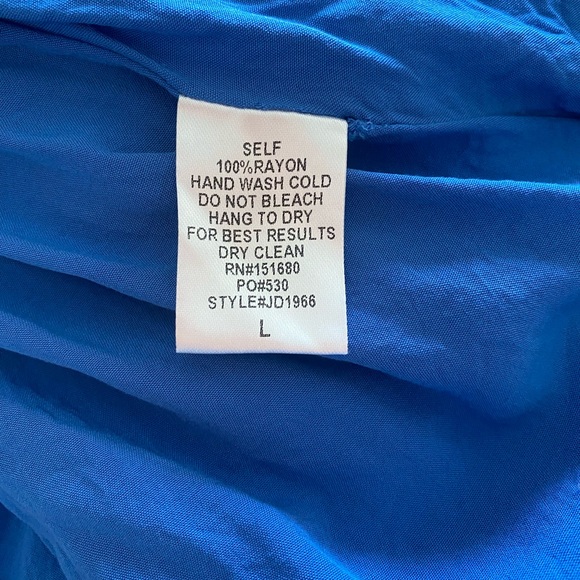 Stories - L - Blue - Hi Low Maxi Dress - Picture 5 of 5
